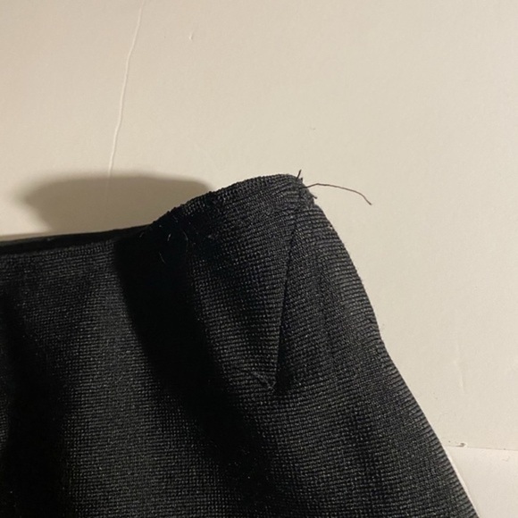 Shinestar Womens Pencil Skirt Black Stretch Elastic Waist Size Small - Picture 3 of 8